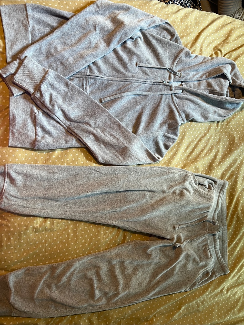 Fashion Nova Gray Hoodie & Jogger Set